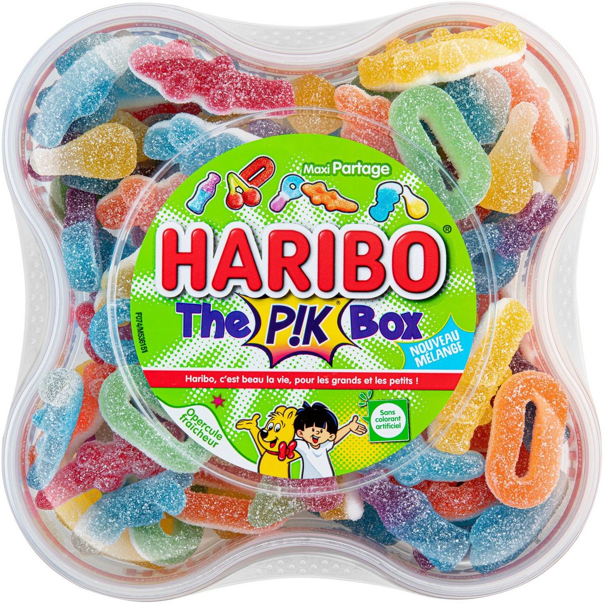  Haribo The Pik Box - Resealable Plastic Tub from FRANCE :  Grocery & Gourmet Food