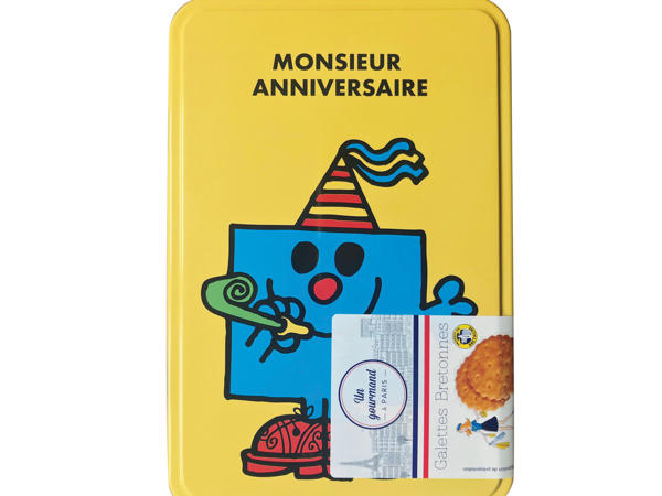 Pure Butter Thin Biscuits in Box, Un Gourmand à Paris 325g, Random Color