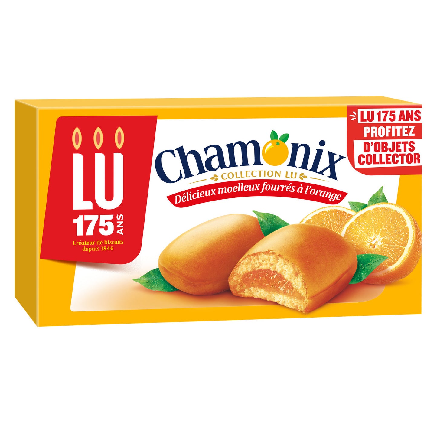 LU - シャモニー オレンジ - フレンチ クッキー オレンジ入り - 20 クッキー
